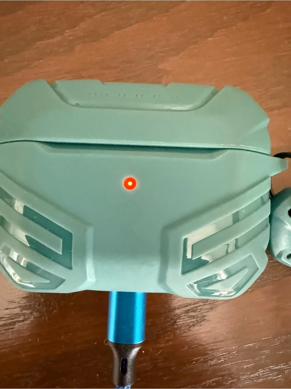 Apple AirPods Pro 1st gen magsafe with extra Teal Green Silicone Protective Case